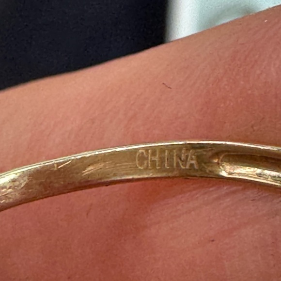 14K Yellow Gold Bezel Amethyst Turquoise and Quatrefoil White Agate Ring S 6.5 - Picture 12 of 16